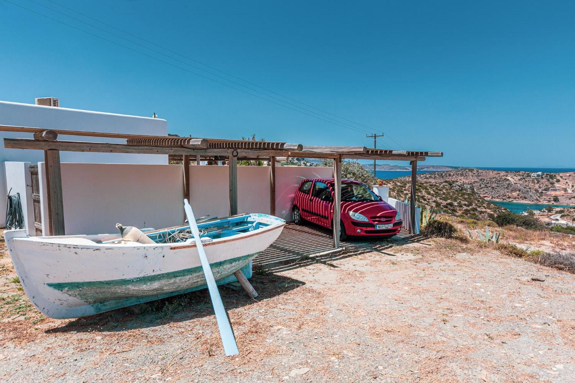 Ailouros Summer Hotel Schinoussa Exterior photo